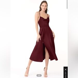 AZAZIE Satin Dress